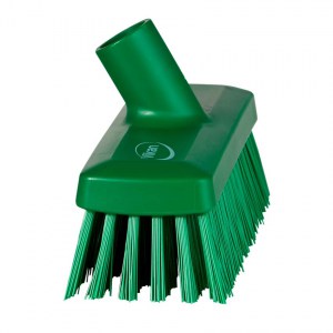 Vikan 70422 Compact Wall/Deck Scrub 225 mm Hard Green